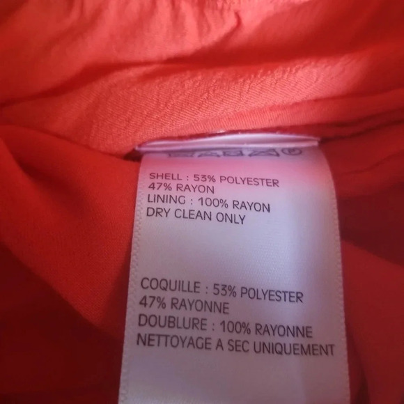 NWT Anthropologie Harlyn Sabie Coral Orange Pants S - Picture 5 of 6